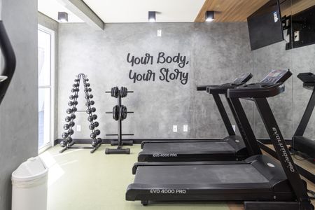 Apartamento para alugar com 25m², 1 quarto e sem vaga Apartamento para alugar com 25m², 1 quarto e sem vagaÁrea comum - Academia