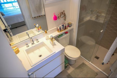 Apartamento para alugar com 136m², 3 quartos e 2 vagasBanheiro Quarto 2 - Suite