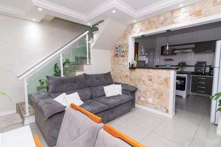 Sala de casa de condomínio à venda com 3 quartos, 96m² em Vila Pierina, São Paulo