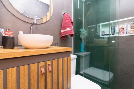 Casa de condomínio à venda com 96m², 3 quartos e 2 vagasBanheiro da Suíte