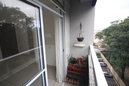 Varanda Sala de apartamento para alugar com 2 quartos, 50m² em Eldorado, Contagem