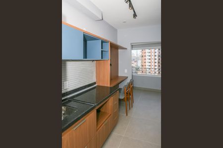 Cozinha de kitnet/studio para alugar com 1 quarto, 24m² em Perdizes, São Paulo
