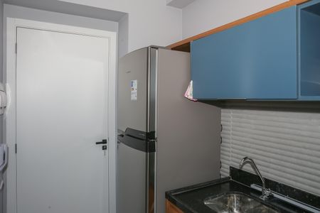 Cozinha de kitnet/studio para alugar com 1 quarto, 24m² em Perdizes, São Paulo