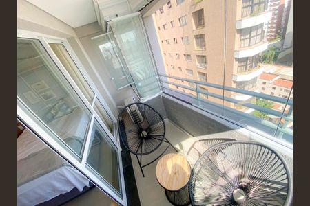 Apartamento para alugar com 24m², 1 quarto e sem vagaVaranda Studio