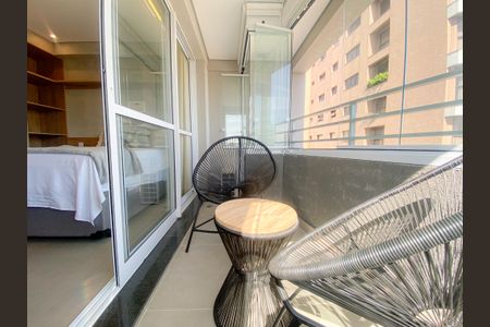 Apartamento para alugar com 24m², 1 quarto e sem vagaVaranda Studio