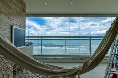 Sacada de apartamento para alugar com 3 quartos, 94m² em Guilhermina, Praia Grande