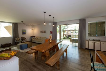 Sala de Jantar de casa de condomínio à venda com 5 quartos, 485m² em Jardim Petrópolis, Nova Lima