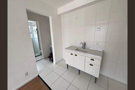 Cozinha de apartamento para alugar com 2 quartos, 40m² em Jardim Maringa, São Paulo