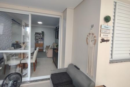 Varanda de apartamento à venda com 3 quartos, 79m² em Santa Paula, São Caetano do Sul