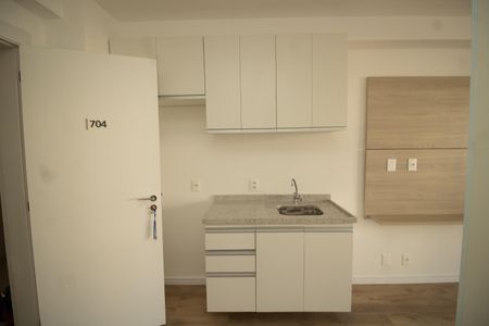 Cozinha de kitnet/studio à venda com 1 quarto, 32m² em Sacomã, São Paulo