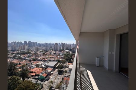 Varanda da Sala de apartamento para alugar com 3 quartos, 77m² em Santo Amaro, São Paulo