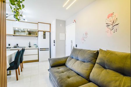 Sala de apartamento à venda com 2 quartos, 44m² em Parque Novo Oratório, Santo André