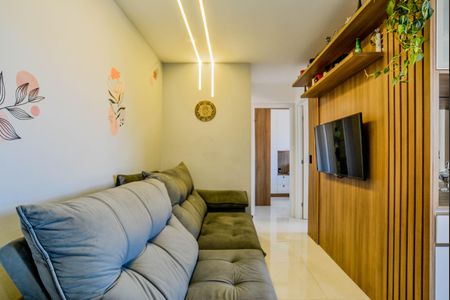 Sala de apartamento à venda com 2 quartos, 44m² em Parque Novo Oratório, Santo André