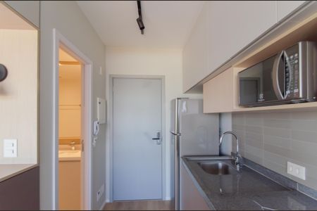 Cozinha de kitnet/studio para alugar com 1 quarto, 26m² em Vila Mariana, São Paulo