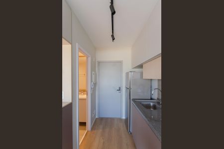 Cozinha de kitnet/studio para alugar com 1 quarto, 26m² em Vila Mariana, São Paulo