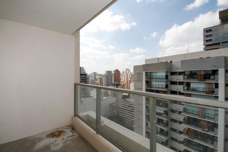 Varanda da Suíte de apartamento à venda com 1 quarto, 102m² em Pinheiros, São Paulo