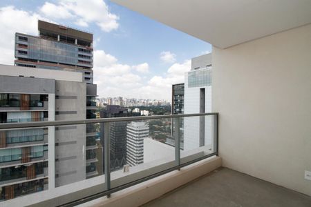 Varanda da Suíte de apartamento à venda com 1 quarto, 102m² em Pinheiros, São Paulo