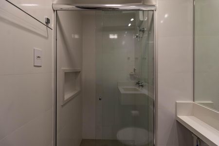 Apartamento para alugar com 29m², 1 quarto e sem vagaBanheiro da Suíte