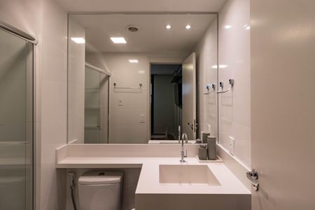 Apartamento para alugar com 29m², 1 quarto e sem vagaBanheiro da Suíte