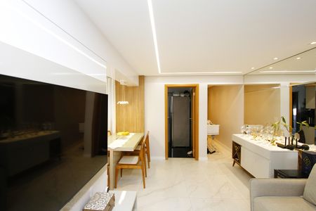 Sala de apartamento à venda com 3 quartos, 77m² em Cinquentenario, Belo Horizonte