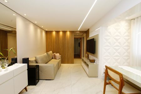 Sala de apartamento à venda com 3 quartos, 77m² em Cinquentenario, Belo Horizonte