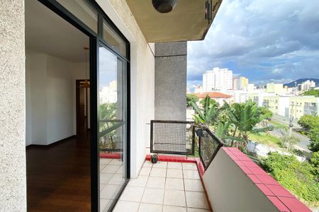 Varanda da Sala de apartamento à venda com 3 quartos, 75m² em Colégio Batista, Belo Horizonte
