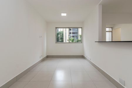 Sala de apartamento à venda com 1 quarto, 49m² em Cidade Monções, São Paulo