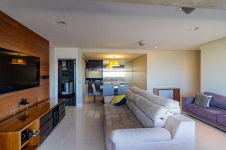 Sala de estar de apartamento para alugar com 3 quartos, 119m² em Brooklin, São Paulo