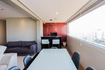 Varanda da Sala de apartamento à venda com 3 quartos, 119m² em Brooklin, São Paulo