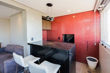 Varanda da Sala de apartamento à venda com 3 quartos, 119m² em Brooklin, São Paulo