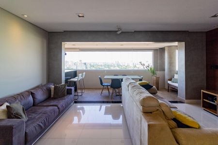 Sala de estar de apartamento para alugar com 3 quartos, 119m² em Brooklin, São Paulo