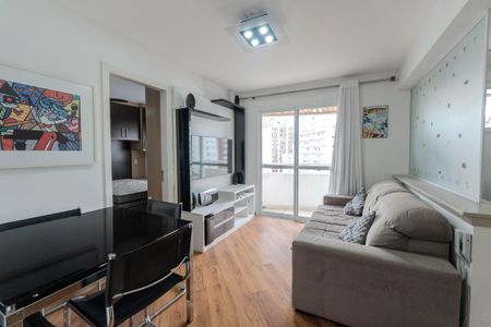 Sala de apartamento para alugar com 1 quarto, 42m² em Bela Vista, São Paulo