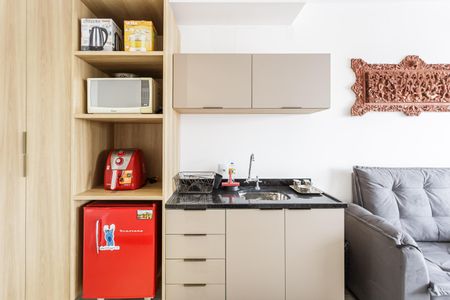 Studio para alugar com 27m², 1 quarto e sem vaga Studio para alugar com 27m², 1 quarto e sem vagaCozinha