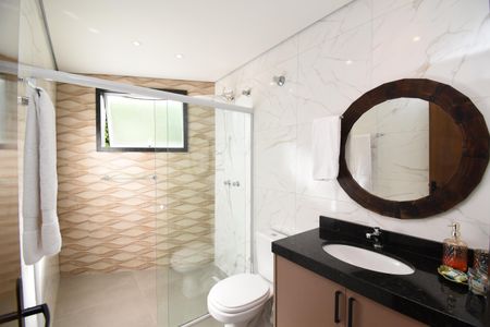 Casa para alugar com 182m², 4 quartos e 4 vagasBanheiro da Suíte