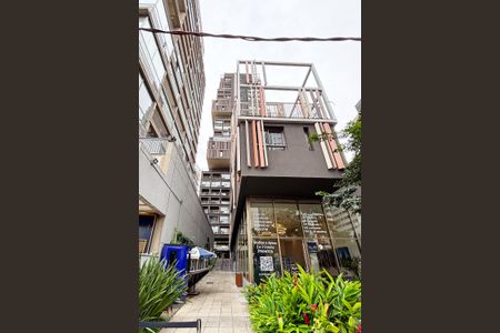 Studio para alugar com 21m², 1 quarto e sem vagafachada do predio