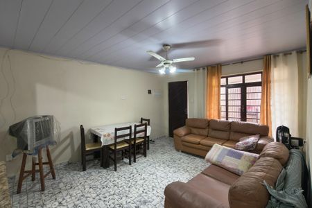 Sala de casa para alugar com 2 quartos, 142m² em Nova Mirim, Praia Grande