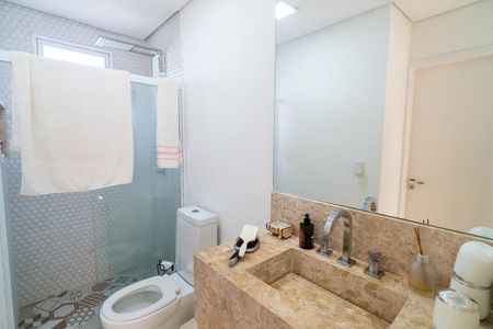 Banheiro da Suíte de apartamento à venda com 2 quartos, 85m² em Jardim Oriental, São Paulo