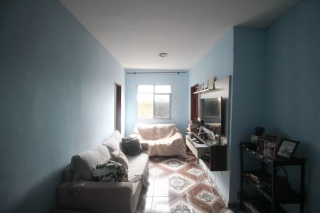 Sala de casa para alugar com 2 quartos, 50m² em Centro, Mesquita