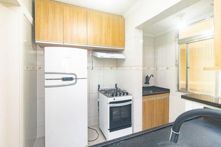 Cozinha de apartamento para alugar com 1 quarto, 46m² em Centro Histórico, Porto Alegre