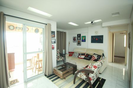 Sala de apartamento para alugar com 3 quartos, 77m² em Campestre, Santo André