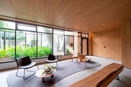 Studio à venda com 28m², 1 quarto e sem vagaHall social