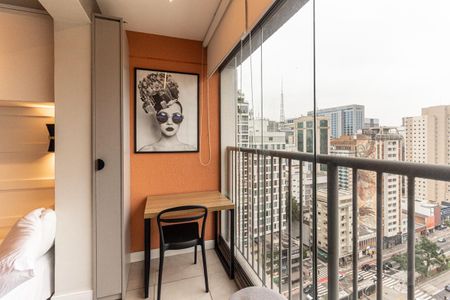 Varanda do Studio de kitnet/studio à venda com 1 quarto, 24m² em Consolação, São Paulo