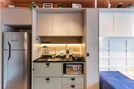 Studio à venda com 24m², 1 quarto e sem vaga Studio à venda com 24m², 1 quarto e sem vagaCozinha