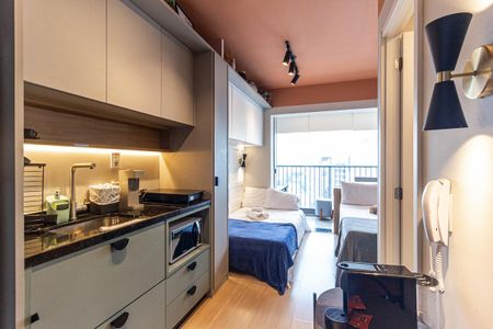 Studio à venda com 24m², 1 quarto e sem vaga Studio à venda com 24m², 1 quarto e sem vagaCozinha