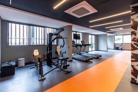 Studio à venda com 24m², 1 quarto e sem vaga Studio à venda com 24m², 1 quarto e sem vagaAcademia