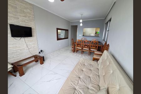 Sala de apartamento para alugar com 2 quartos, 72m² em Guilhermina, Praia Grande
