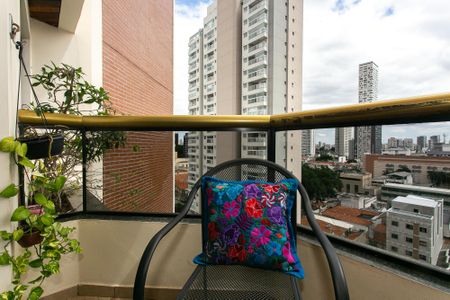 Varanda da Sala de apartamento à venda com 3 quartos, 100m² em Vila Azevedo, São Paulo