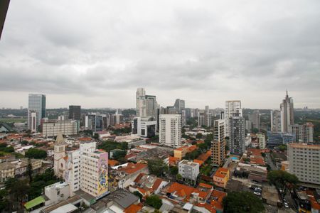 Vista da Varanda de kitnet/studio para alugar com 1 quarto, 27m² em Pinheiros, São Paulo