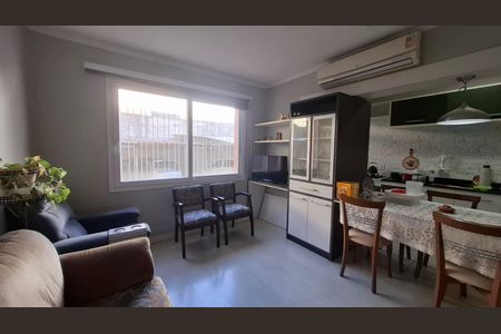 Sala de apartamento à venda com 1 quarto, 45m² em Centro, Canoas