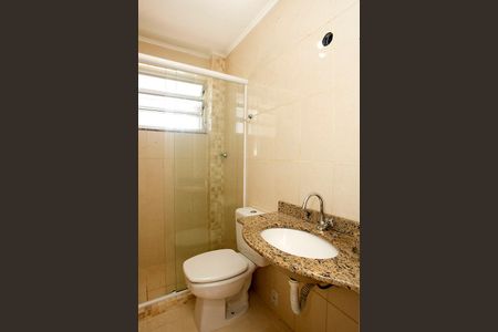 Banheiro de kitnet/studio à venda com 1 quarto, 50m² em Centro Histórico, Porto Alegre